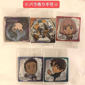 【エヴァ】にふぉるめーしょん エヴァンゲリヲン 新劇場版 シールウエハース補完計画 綾波レイ 零号機 他 シール5枚セット