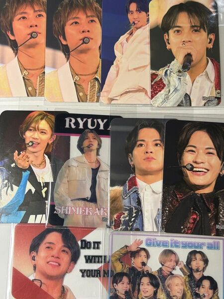 Travis Japan メモ付きトレーディングカード アイドル 歌手