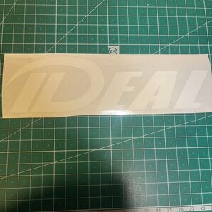 IDEAL ホワイト カッティングステッカー