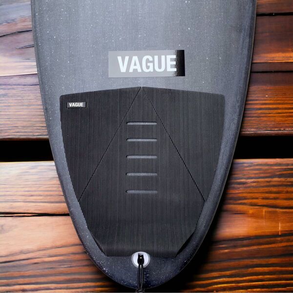 VAGUE デッキパッド サーフボード サーフィン Black グリップ3ピース 波乗り ブラック