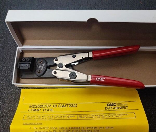 【美品】DMC製 GMT221 cage11851 圧着工具 TOOL