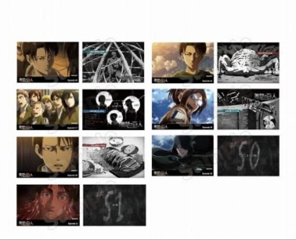 進撃の巨人 アクリルブロック 3期B(7個入りセット)