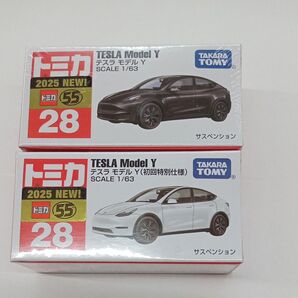 トミカ28 テスラ モデル 初回特別仕様& 通常版