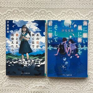 「あの花が咲く丘で、君とまた出会えたら。」「海に願いを 風に祈りを そして君に誓いを」汐見 夏衛 2冊セット