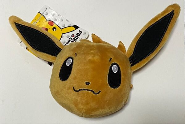 ポケットモンスター ポケモン ぬいぐるみフェイスマスコットポーチ イーブイ