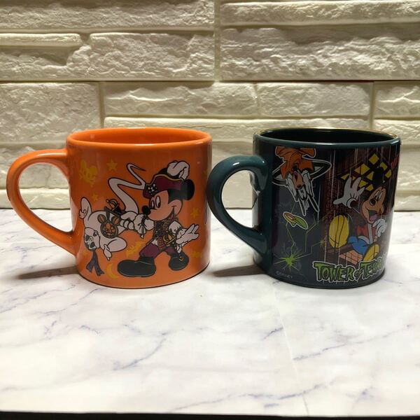 Disney ミッキー&ミニー ハロウィン マグカップ 2個セット