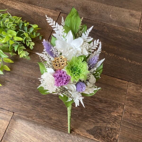 プリザーブドフラワー 花束仏花 花器無し お供え