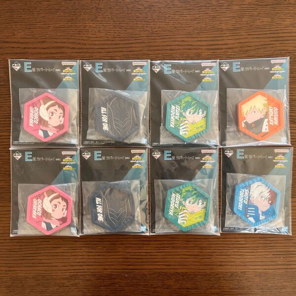 ヒロアカ 一番くじ stand up again E賞 ラバートレイ 5種8点セット売り