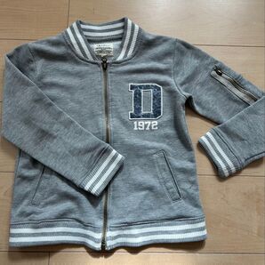 LBC 130㎝ 前開きジッパートレーナー 小学生 通学 男女兼用
