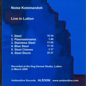 Noise Kommandoh/Live In Lutton,CDr,USED,AmbientLive,UK, Experimental, Ambientの画像2