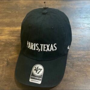 47 PARIS,TEXAS ニート ブラック フォーティーセブン キャップ 帽子