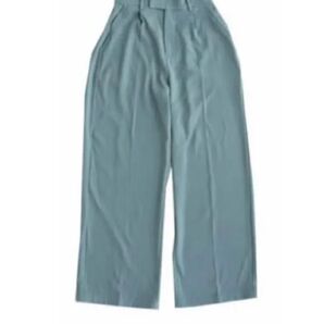 アンティカ センタープレスワイドストレートパンツ スラックス