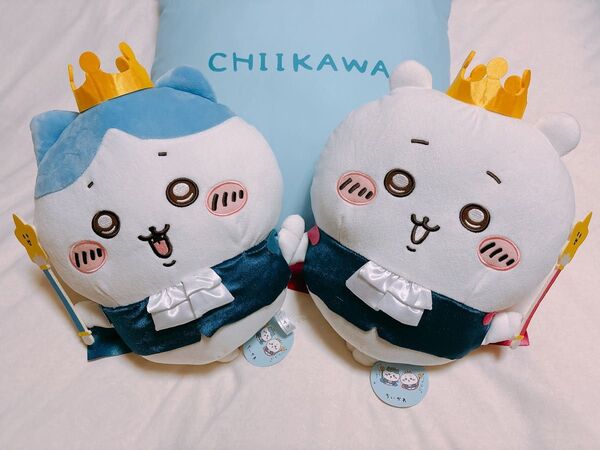 誕生日なちいかわ BIGぬいぐるみ ちいかわ・ハチワレ2種セット