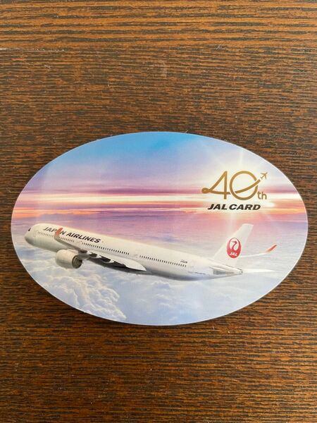 JAL 日本航空 記念ステッカー 非売品