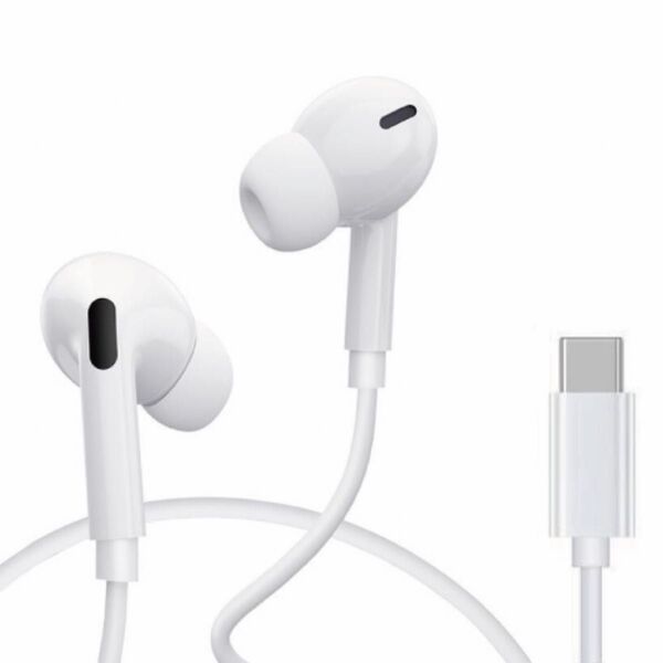 iPhone15 16系 type-c イヤホン イヤフォン 有線 マイク 通話対応 音量調整 リモコン付 タイプC typeC