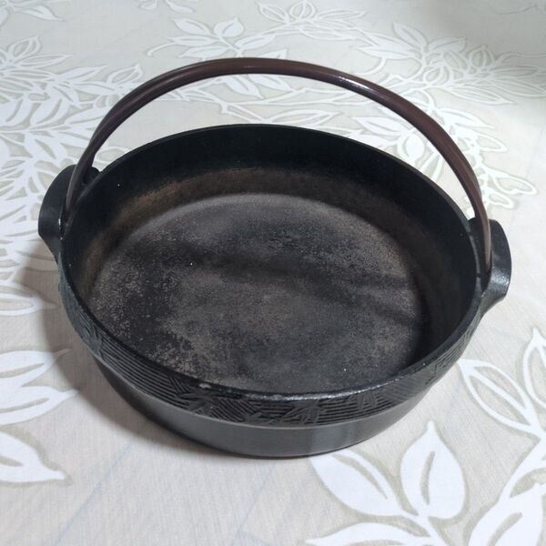 南部鉄器★鋳鉄製 すき焼き鍋 家族団らん♪