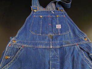 y99 40's VINTAGE original peiteiPAY DAY J.C.Penney Denim overall 