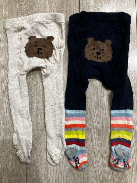 タイツ GAP ベビー くまタイツ セット売り