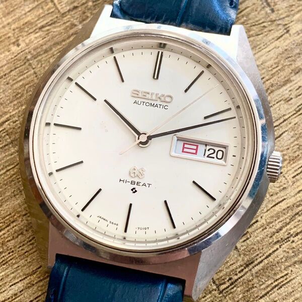 OH済み美品!GRAND SEIKO グランド セイコー ハイビート【5646-7010】自動巻 デイデイト 新品純正ベルト