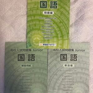 高校入試問題集junior国語(問題編)