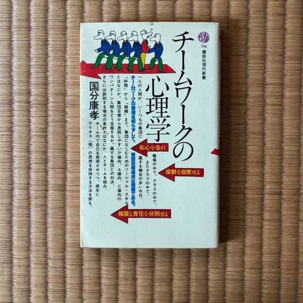 チームワークの心理学 国分康孝 講談社現代新書