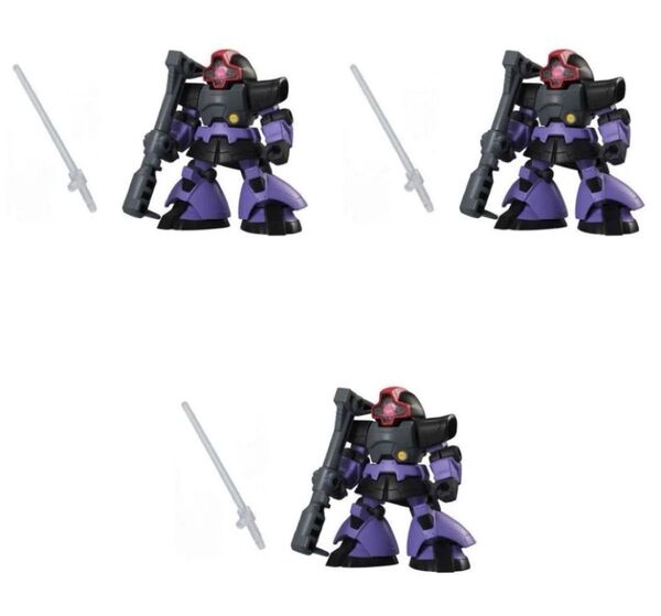 MOBILE SUIT ENSEMBLE 09 モビルスーツアンサンブル 09 ドム × 3 専用武器 × 3