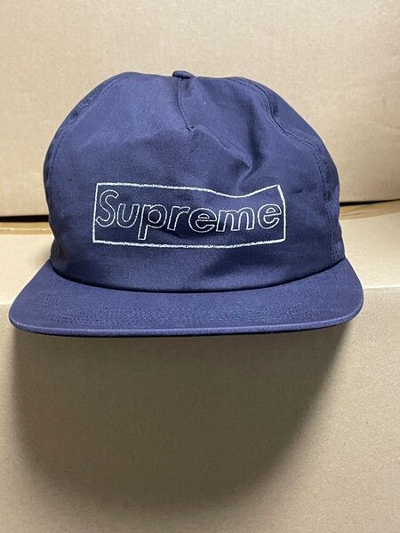 Supreme KAWS Chalk Logo 5-Panel "Navy"