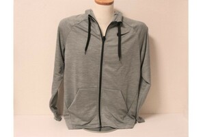 ★☆NIKE DRI-FIT メンズ フルZIPパーカー860466グレーXL☆★