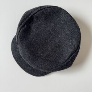 popelin ハンチング、キャスケット Dark grey2/4y:頭囲 52cm