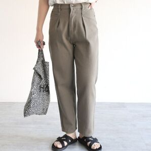 【未使用】アンドミー andme ハイウエスト ワイドパンツ