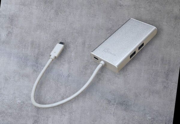 j5 Create USB Type-Cマルチアダプタ USBハブ USB-C to USB-A×2 USB-C LAN HDMI