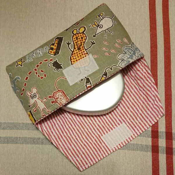 弁当袋 ハンドメイド アルミ弁当 横入れ キッズ 通園 男の子 女の子