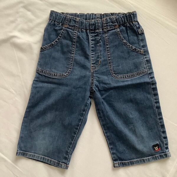 DOUBLE B ダブルビー ミキハウス デニムハーフパンツ ハーフパンツ デニムパンツ 110㎝