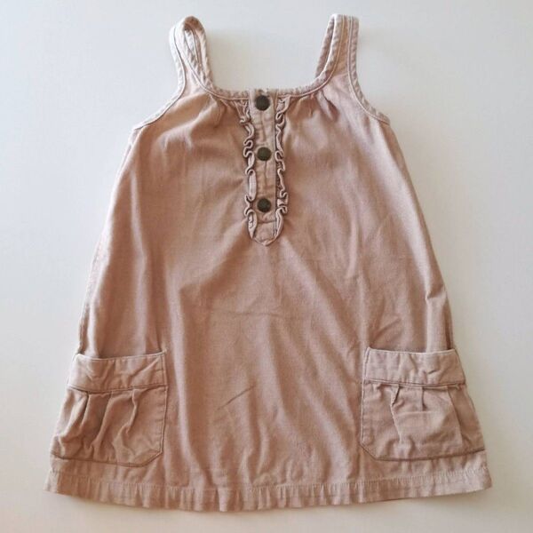 中古 Baby Gap コーデュロイのジャンパースカート 110 小学校 ガールズ ジャンスカ ギャップ