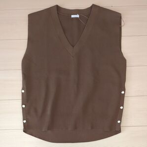 ベスト Vネック ニットベスト