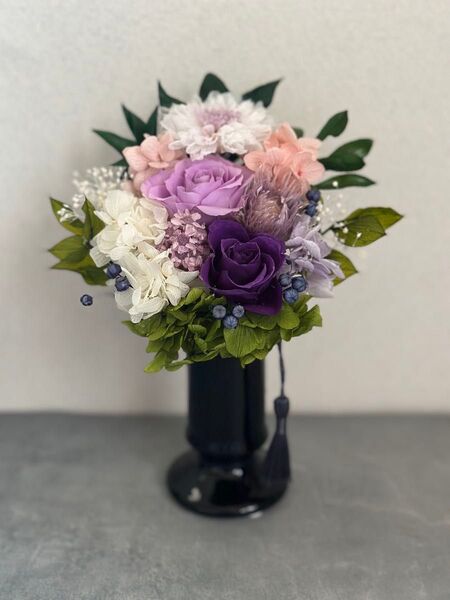プリザーブドフラワー御供え花