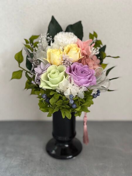 プリザーブドフラワー御供えの花