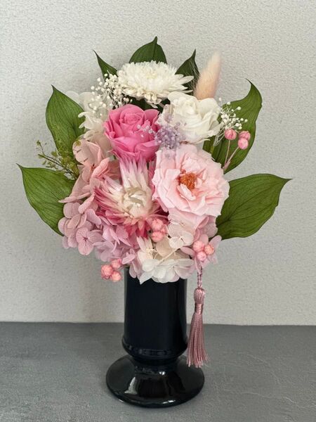 プリザーブドフラワー御供えの花