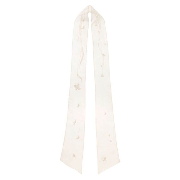 mame kurogouchi Floral Embroidered Scarf