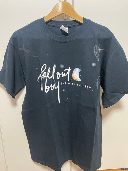 fall out boy サイン入りTシャツ