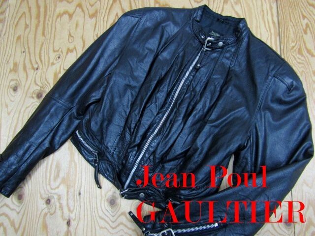 Yahoo!オークション -「レザー ジャケット」(ジャンポール Yahoo!オークション -「レザー ジャケット」(ジャンポール