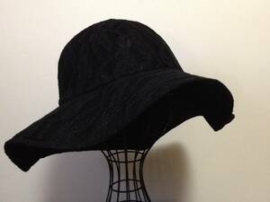 * Crea -z* black black *2 -ply race. elegant soft .. length hat *kyape Lynn *8931