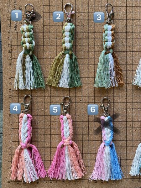 #キーホルダー #ハンドメイド #チャーム #タッセル #フリンジ