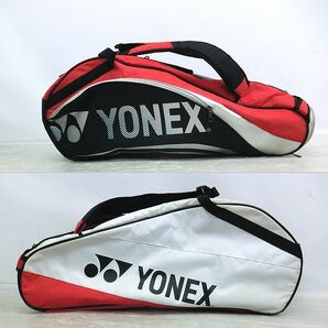 【Nサキ857】YONEX ヨネックス ラケットバッグ6 リュック付 2個セット BAG1432R BAG1612R テニス バドミントン 6本用 の画像3