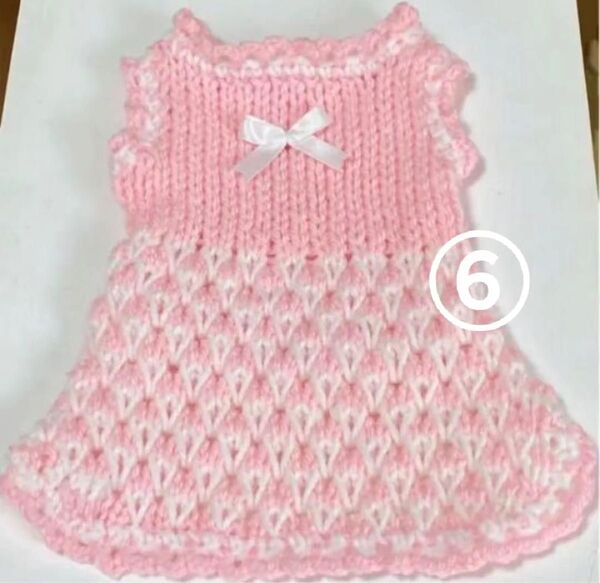 ハンドメイドペット服犬服背丈:24c m胴回り:34cm ⑥