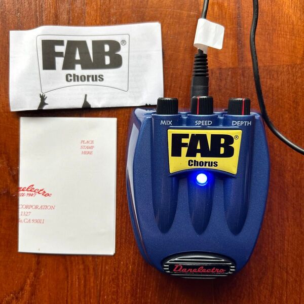 【美品】 DANELECTRO FAB D-5 Vintage Chorus ダンエレクトロ コーラス エフェクター