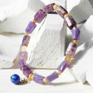  tea lower ito.. lapis lazuli K18 bracele nature color 