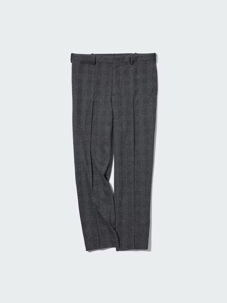 UNIQLOスマートアンクルパンツSダークグレー