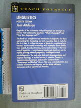 中古本　Teach Yourself Linguistics (英語) ペーパーバック 　J. Aitchison 著 1992　 英国 Hodder&Stoughton社発行_画像10