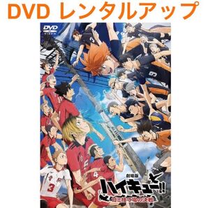 劇場版ハイキュー!! ゴミ捨て場の決戦 DVD レンタルアップ